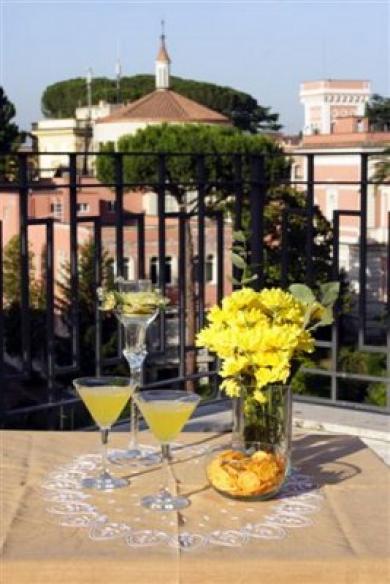 Готель Relais 6 Via Tolmino Рим Ресторан фото